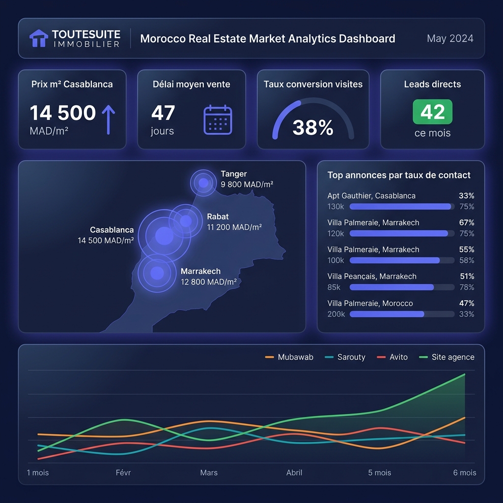 ToutSuite Immobilier — Sachez quel canal remplit votre pipeline